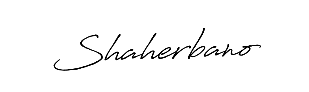 Design your own signature with our free online signature maker. With this signature software, you can create a handwritten (Antro_Vectra_Bolder) signature for name Shaherbano. Shaherbano signature style 7 images and pictures png