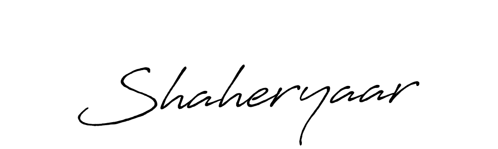 Make a beautiful signature design for name Shaheryaar. Use this online signature maker to create a handwritten signature for free. Shaheryaar signature style 7 images and pictures png