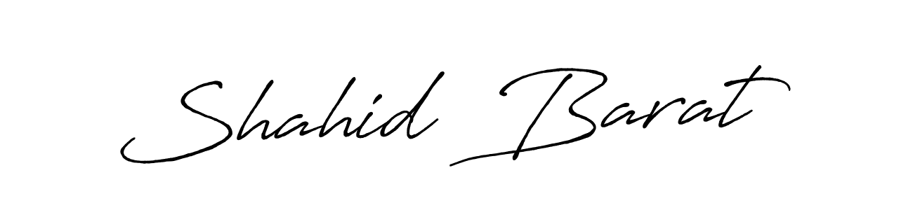 Make a beautiful signature design for name Shahid  Barat. Use this online signature maker to create a handwritten signature for free. Shahid  Barat signature style 7 images and pictures png