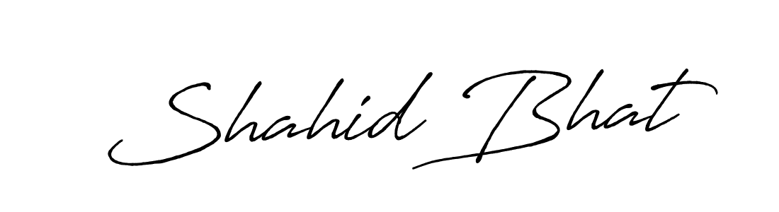 How to make Shahid Bhat signature? Antro_Vectra_Bolder is a professional autograph style. Create handwritten signature for Shahid Bhat name. Shahid Bhat signature style 7 images and pictures png