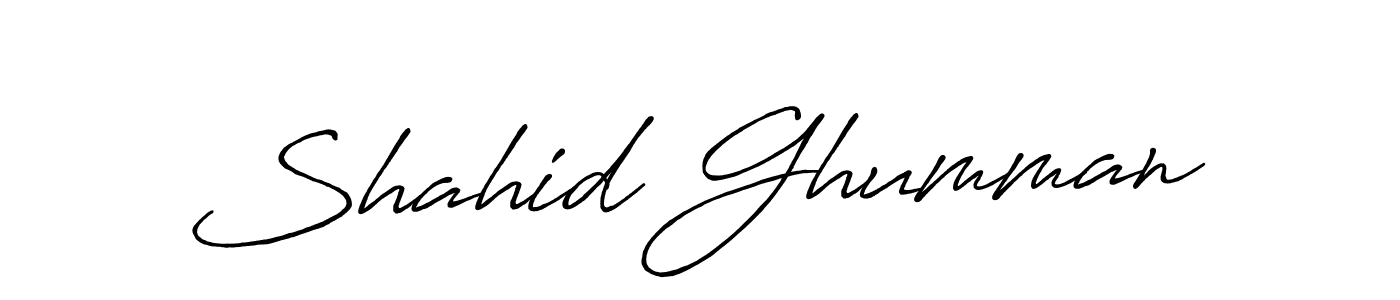 Make a beautiful signature design for name Shahid Ghumman. Use this online signature maker to create a handwritten signature for free. Shahid Ghumman signature style 7 images and pictures png