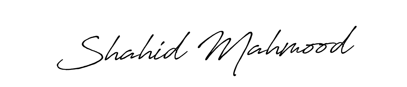 You should practise on your own different ways (Antro_Vectra_Bolder) to write your name (Shahid Mahmood) in signature. don't let someone else do it for you. Shahid Mahmood signature style 7 images and pictures png