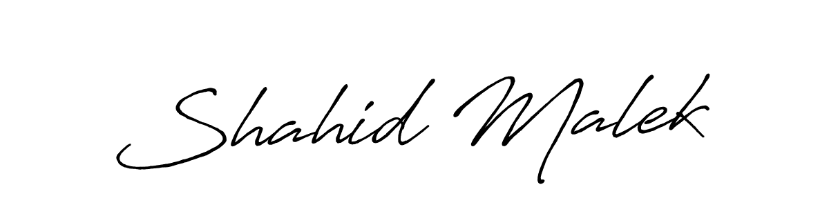 You should practise on your own different ways (Antro_Vectra_Bolder) to write your name (Shahid Malek) in signature. don't let someone else do it for you. Shahid Malek signature style 7 images and pictures png