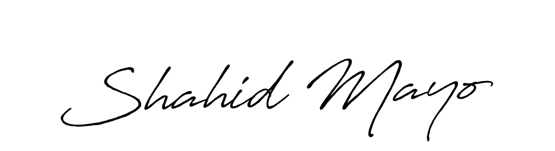 if you are searching for the best signature style for your name Shahid Mayo. so please give up your signature search. here we have designed multiple signature styles  using Antro_Vectra_Bolder. Shahid Mayo signature style 7 images and pictures png