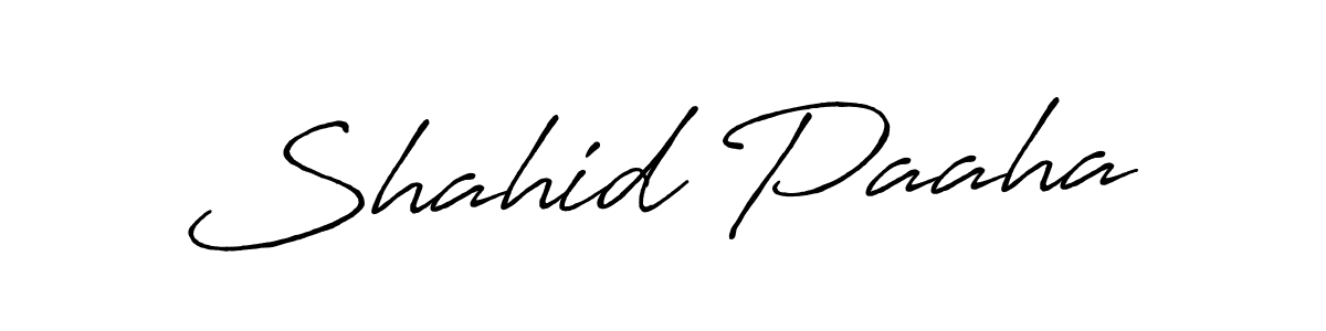 You should practise on your own different ways (Antro_Vectra_Bolder) to write your name (Shahid Paaha) in signature. don't let someone else do it for you. Shahid Paaha signature style 7 images and pictures png