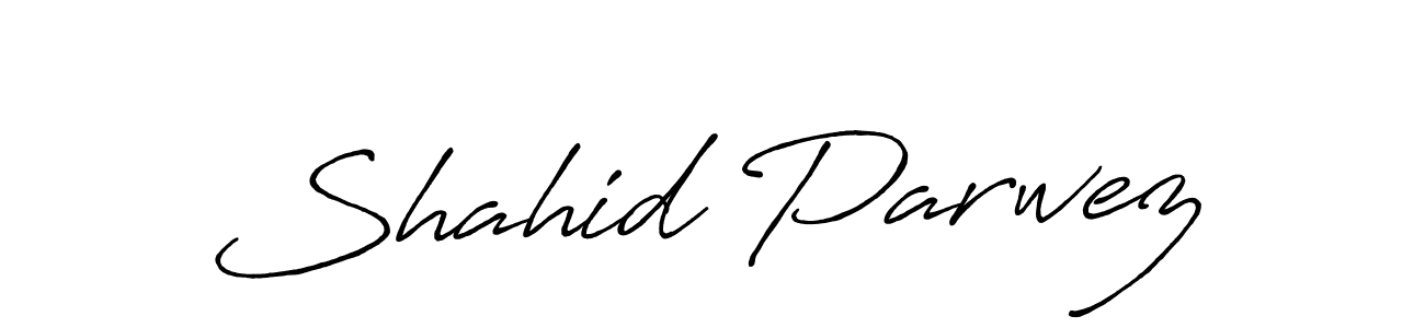 How to Draw Shahid Parwez signature style? Antro_Vectra_Bolder is a latest design signature styles for name Shahid Parwez. Shahid Parwez signature style 7 images and pictures png