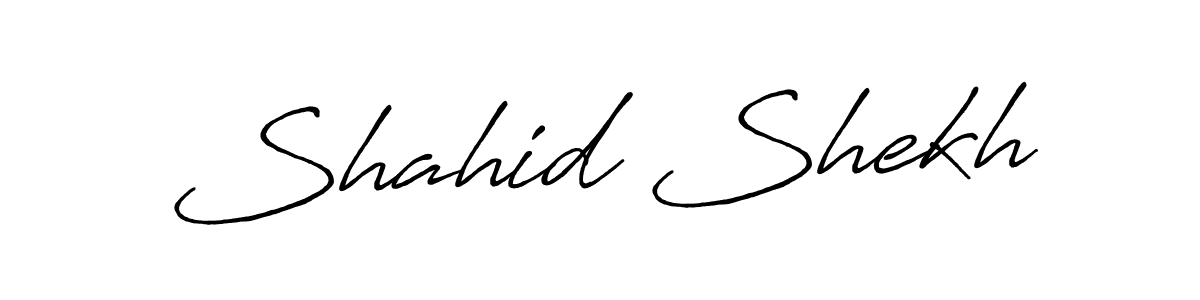 if you are searching for the best signature style for your name Shahid Shekh. so please give up your signature search. here we have designed multiple signature styles  using Antro_Vectra_Bolder. Shahid Shekh signature style 7 images and pictures png