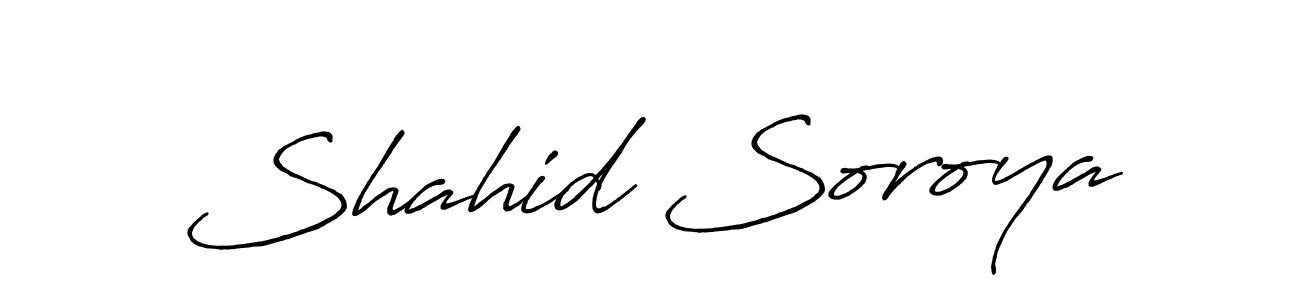 This is the best signature style for the Shahid Soroya name. Also you like these signature font (Antro_Vectra_Bolder). Mix name signature. Shahid Soroya signature style 7 images and pictures png
