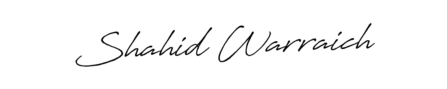 This is the best signature style for the Shahid Warraich name. Also you like these signature font (Antro_Vectra_Bolder). Mix name signature. Shahid Warraich signature style 7 images and pictures png