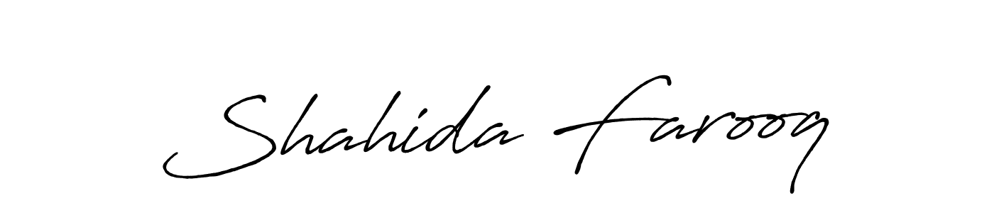 You can use this online signature creator to create a handwritten signature for the name Shahida Farooq. This is the best online autograph maker. Shahida Farooq signature style 7 images and pictures png