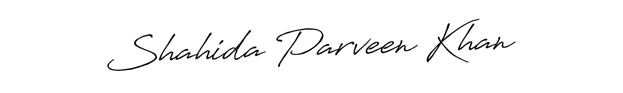 Also we have Shahida Parveen Khan name is the best signature style. Create professional handwritten signature collection using Antro_Vectra_Bolder autograph style. Shahida Parveen Khan signature style 7 images and pictures png