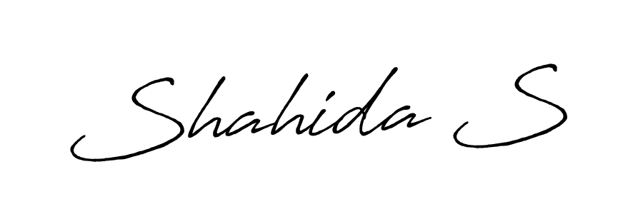 See photos of Shahida S official signature by Spectra . Check more albums & portfolios. Read reviews & check more about Antro_Vectra_Bolder font. Shahida S signature style 7 images and pictures png