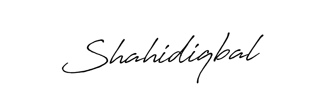This is the best signature style for the Shahidiqbal name. Also you like these signature font (Antro_Vectra_Bolder). Mix name signature. Shahidiqbal signature style 7 images and pictures png