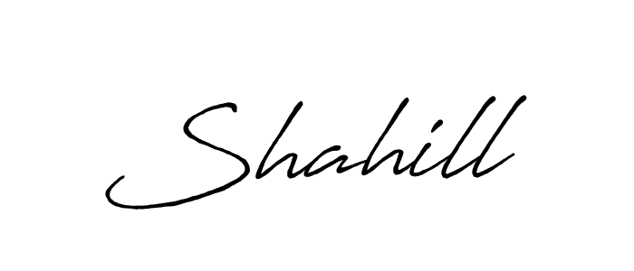 Here are the top 10 professional signature styles for the name Shahill. These are the best autograph styles you can use for your name. Shahill signature style 7 images and pictures png