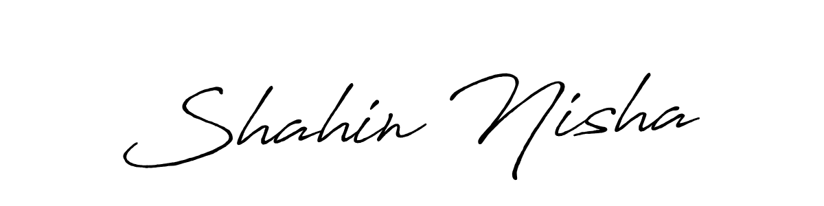You should practise on your own different ways (Antro_Vectra_Bolder) to write your name (Shahin Nisha) in signature. don't let someone else do it for you. Shahin Nisha signature style 7 images and pictures png
