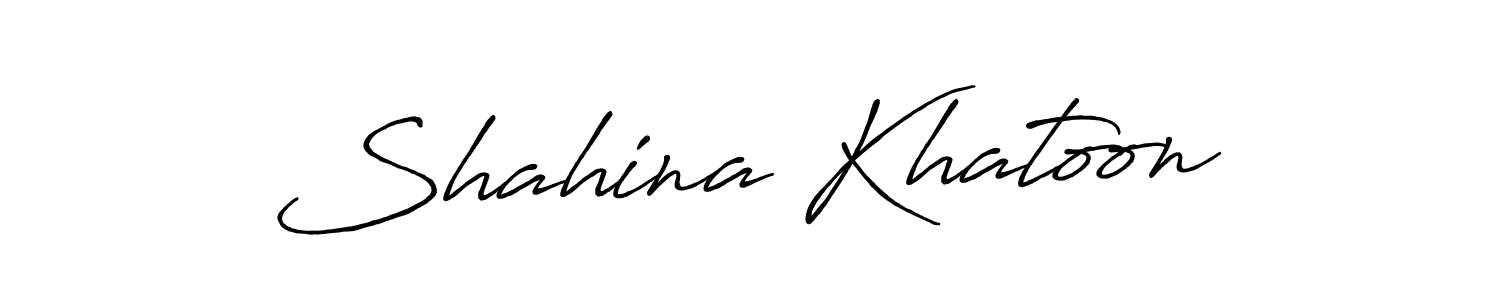 Make a short Shahina Khatoon signature style. Manage your documents anywhere anytime using Antro_Vectra_Bolder. Create and add eSignatures, submit forms, share and send files easily. Shahina Khatoon signature style 7 images and pictures png