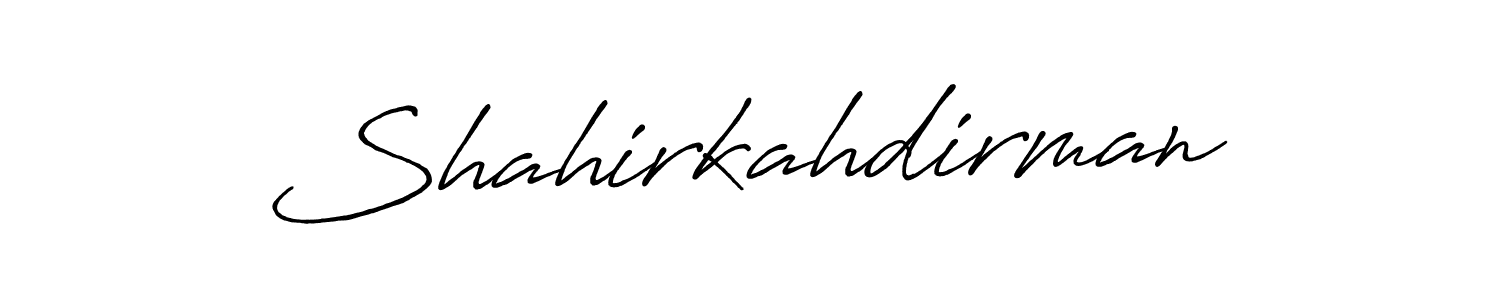 Check out images of Autograph of Shahirkahdirman name. Actor Shahirkahdirman Signature Style. Antro_Vectra_Bolder is a professional sign style online. Shahirkahdirman signature style 7 images and pictures png
