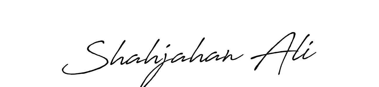 Design your own signature with our free online signature maker. With this signature software, you can create a handwritten (Antro_Vectra_Bolder) signature for name Shahjahan Ali. Shahjahan Ali signature style 7 images and pictures png