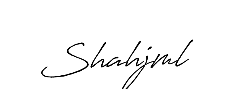 How to make Shahjml  signature? Antro_Vectra_Bolder is a professional autograph style. Create handwritten signature for Shahjml  name. Shahjml  signature style 7 images and pictures png