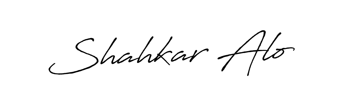 The best way (Antro_Vectra_Bolder) to make a short signature is to pick only two or three words in your name. The name Shahkar Alo include a total of six letters. For converting this name. Shahkar Alo signature style 7 images and pictures png