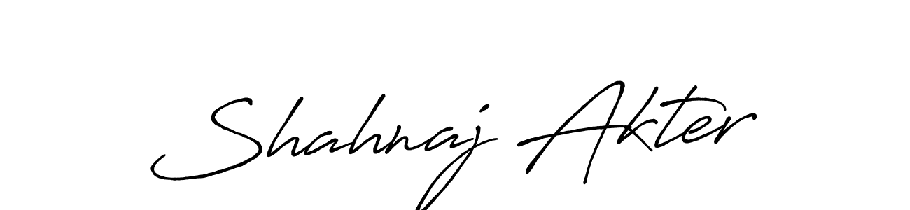 Design your own signature with our free online signature maker. With this signature software, you can create a handwritten (Antro_Vectra_Bolder) signature for name Shahnaj Akter. Shahnaj Akter signature style 7 images and pictures png