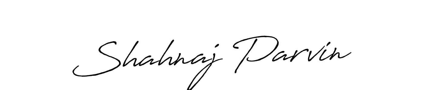 Design your own signature with our free online signature maker. With this signature software, you can create a handwritten (Antro_Vectra_Bolder) signature for name Shahnaj Parvin. Shahnaj Parvin signature style 7 images and pictures png