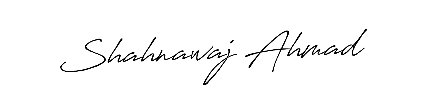 Shahnawaj Ahmad stylish signature style. Best Handwritten Sign (Antro_Vectra_Bolder) for my name. Handwritten Signature Collection Ideas for my name Shahnawaj Ahmad. Shahnawaj Ahmad signature style 7 images and pictures png
