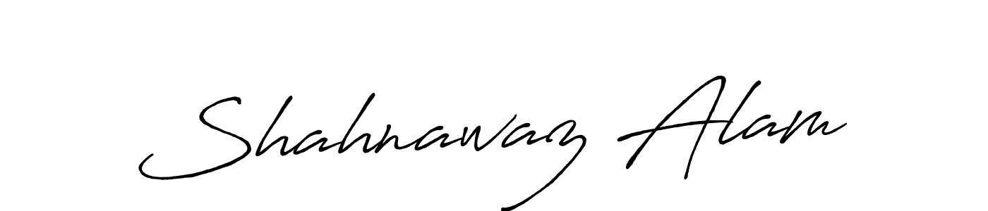 How to make Shahnawaz Alam name signature. Use Antro_Vectra_Bolder style for creating short signs online. This is the latest handwritten sign. Shahnawaz Alam signature style 7 images and pictures png