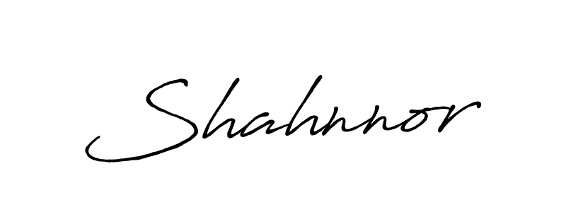 Make a beautiful signature design for name Shahnnor. With this signature (Antro_Vectra_Bolder) style, you can create a handwritten signature for free. Shahnnor signature style 7 images and pictures png