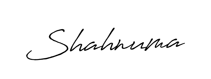 Shahnuma stylish signature style. Best Handwritten Sign (Antro_Vectra_Bolder) for my name. Handwritten Signature Collection Ideas for my name Shahnuma. Shahnuma signature style 7 images and pictures png