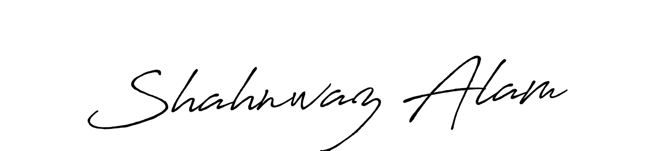 Use a signature maker to create a handwritten signature online. With this signature software, you can design (Antro_Vectra_Bolder) your own signature for name Shahnwaz Alam. Shahnwaz Alam signature style 7 images and pictures png