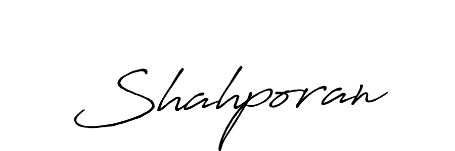 Also we have Shahporan name is the best signature style. Create professional handwritten signature collection using Antro_Vectra_Bolder autograph style. Shahporan signature style 7 images and pictures png
