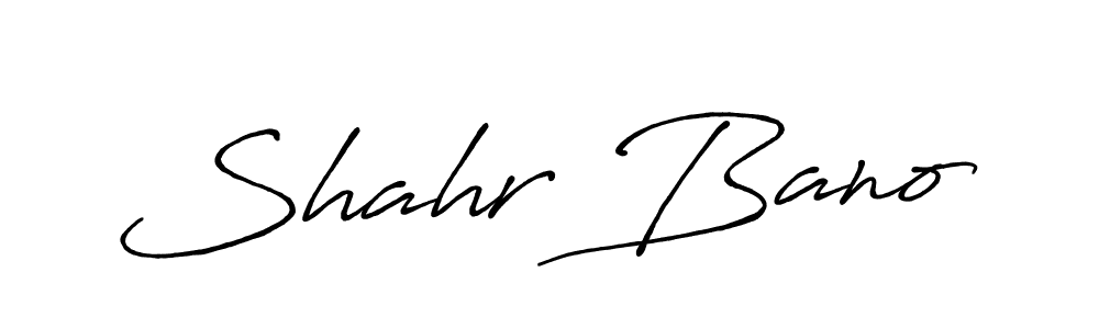 It looks lik you need a new signature style for name Shahr Bano. Design unique handwritten (Antro_Vectra_Bolder) signature with our free signature maker in just a few clicks. Shahr Bano signature style 7 images and pictures png