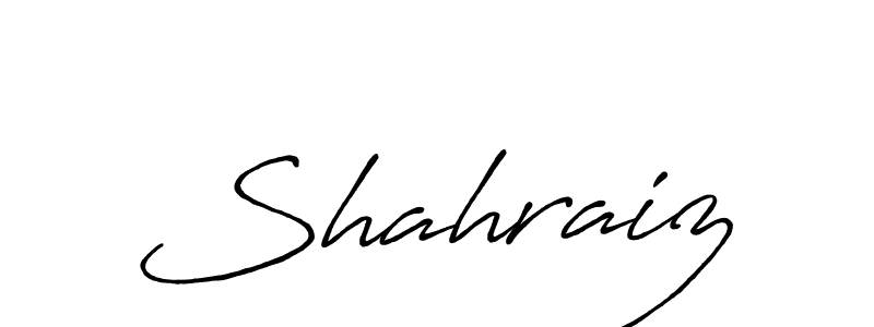 You should practise on your own different ways (Antro_Vectra_Bolder) to write your name (Shahraiz) in signature. don't let someone else do it for you. Shahraiz signature style 7 images and pictures png