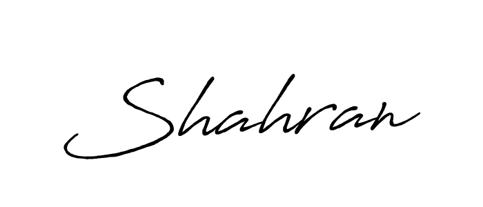 Create a beautiful signature design for name Shahran. With this signature (Antro_Vectra_Bolder) fonts, you can make a handwritten signature for free. Shahran signature style 7 images and pictures png