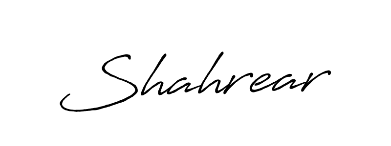 How to Draw Shahrear signature style? Antro_Vectra_Bolder is a latest design signature styles for name Shahrear. Shahrear signature style 7 images and pictures png