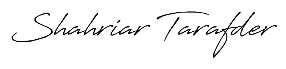 How to make Shahriar Tarafder name signature. Use Antro_Vectra_Bolder style for creating short signs online. This is the latest handwritten sign. Shahriar Tarafder signature style 7 images and pictures png