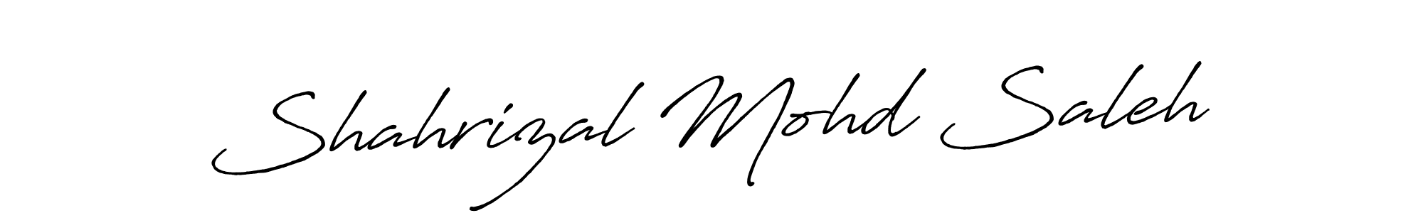 How to make Shahrizal Mohd Saleh name signature. Use Antro_Vectra_Bolder style for creating short signs online. This is the latest handwritten sign. Shahrizal Mohd Saleh signature style 7 images and pictures png