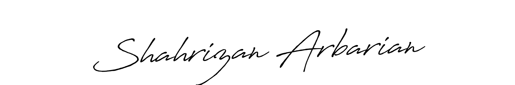 Once you've used our free online signature maker to create your best signature Antro_Vectra_Bolder style, it's time to enjoy all of the benefits that Shahrizan Arbarian name signing documents. Shahrizan Arbarian signature style 7 images and pictures png