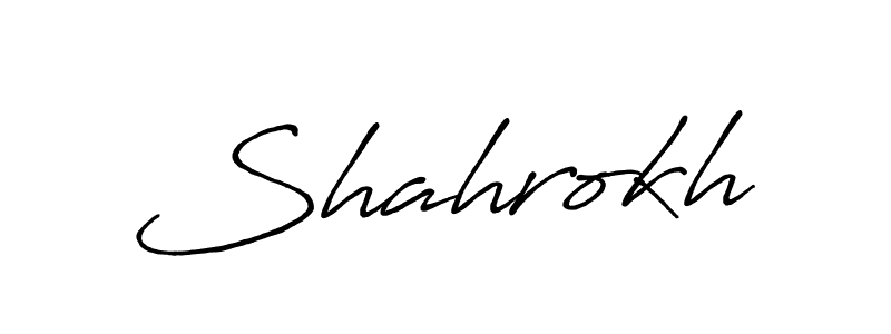 Also we have Shahrokh name is the best signature style. Create professional handwritten signature collection using Antro_Vectra_Bolder autograph style. Shahrokh signature style 7 images and pictures png