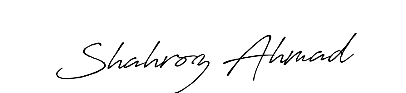 if you are searching for the best signature style for your name Shahroz Ahmad. so please give up your signature search. here we have designed multiple signature styles  using Antro_Vectra_Bolder. Shahroz Ahmad signature style 7 images and pictures png