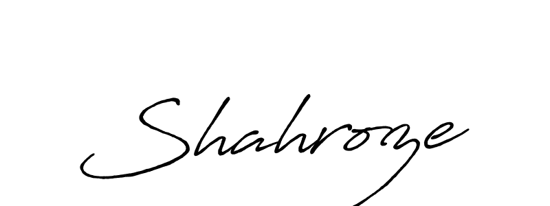 Make a beautiful signature design for name Shahroze. Use this online signature maker to create a handwritten signature for free. Shahroze signature style 7 images and pictures png