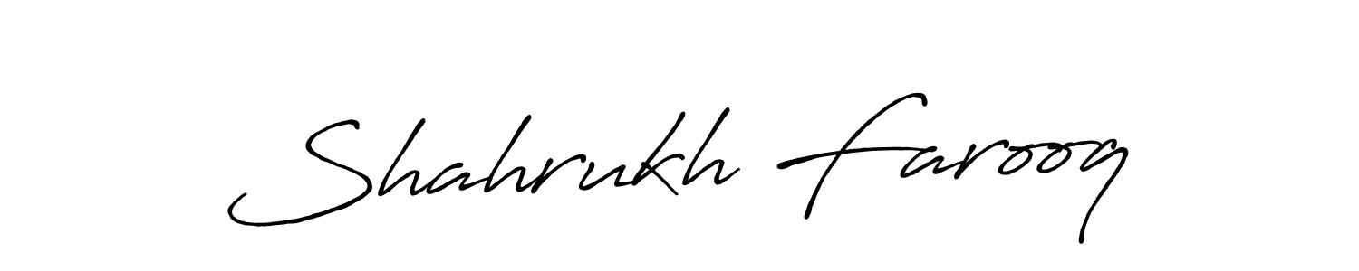 Similarly Antro_Vectra_Bolder is the best handwritten signature design. Signature creator online .You can use it as an online autograph creator for name Shahrukh Farooq. Shahrukh Farooq signature style 7 images and pictures png