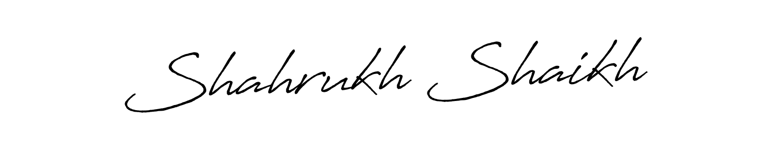 How to Draw Shahrukh Shaikh signature style? Antro_Vectra_Bolder is a latest design signature styles for name Shahrukh Shaikh. Shahrukh Shaikh signature style 7 images and pictures png