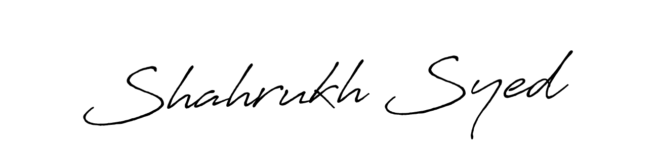 How to make Shahrukh Syed signature? Antro_Vectra_Bolder is a professional autograph style. Create handwritten signature for Shahrukh Syed name. Shahrukh Syed signature style 7 images and pictures png