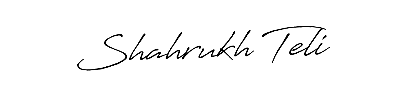 How to Draw Shahrukh Teli signature style? Antro_Vectra_Bolder is a latest design signature styles for name Shahrukh Teli. Shahrukh Teli signature style 7 images and pictures png