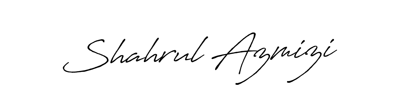 Also we have Shahrul Azmizi name is the best signature style. Create professional handwritten signature collection using Antro_Vectra_Bolder autograph style. Shahrul Azmizi signature style 7 images and pictures png