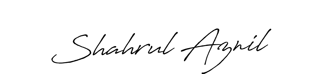 Make a beautiful signature design for name Shahrul Aznil. Use this online signature maker to create a handwritten signature for free. Shahrul Aznil signature style 7 images and pictures png