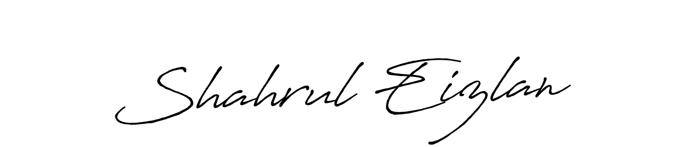 Also You can easily find your signature by using the search form. We will create Shahrul Eizlan name handwritten signature images for you free of cost using Antro_Vectra_Bolder sign style. Shahrul Eizlan signature style 7 images and pictures png