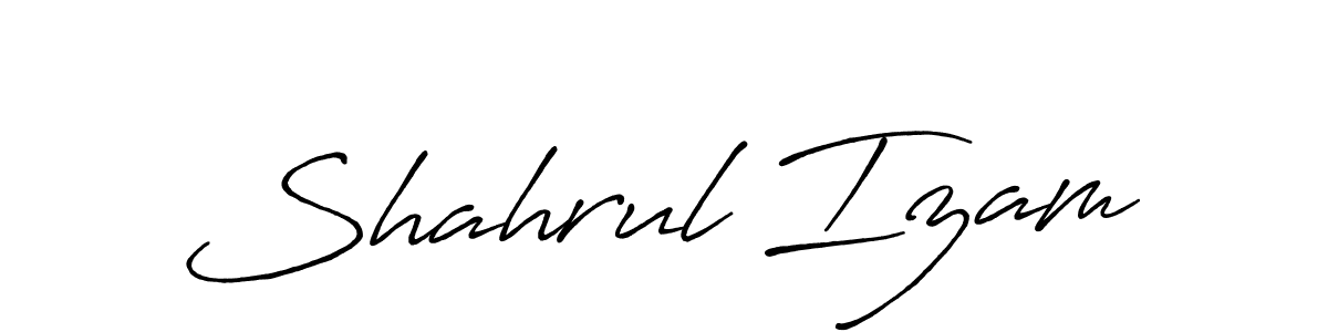 It looks lik you need a new signature style for name Shahrul Izam. Design unique handwritten (Antro_Vectra_Bolder) signature with our free signature maker in just a few clicks. Shahrul Izam signature style 7 images and pictures png